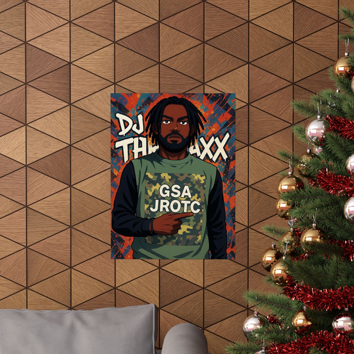 THE JROTC ANIME POSTER: DJ THRAXX