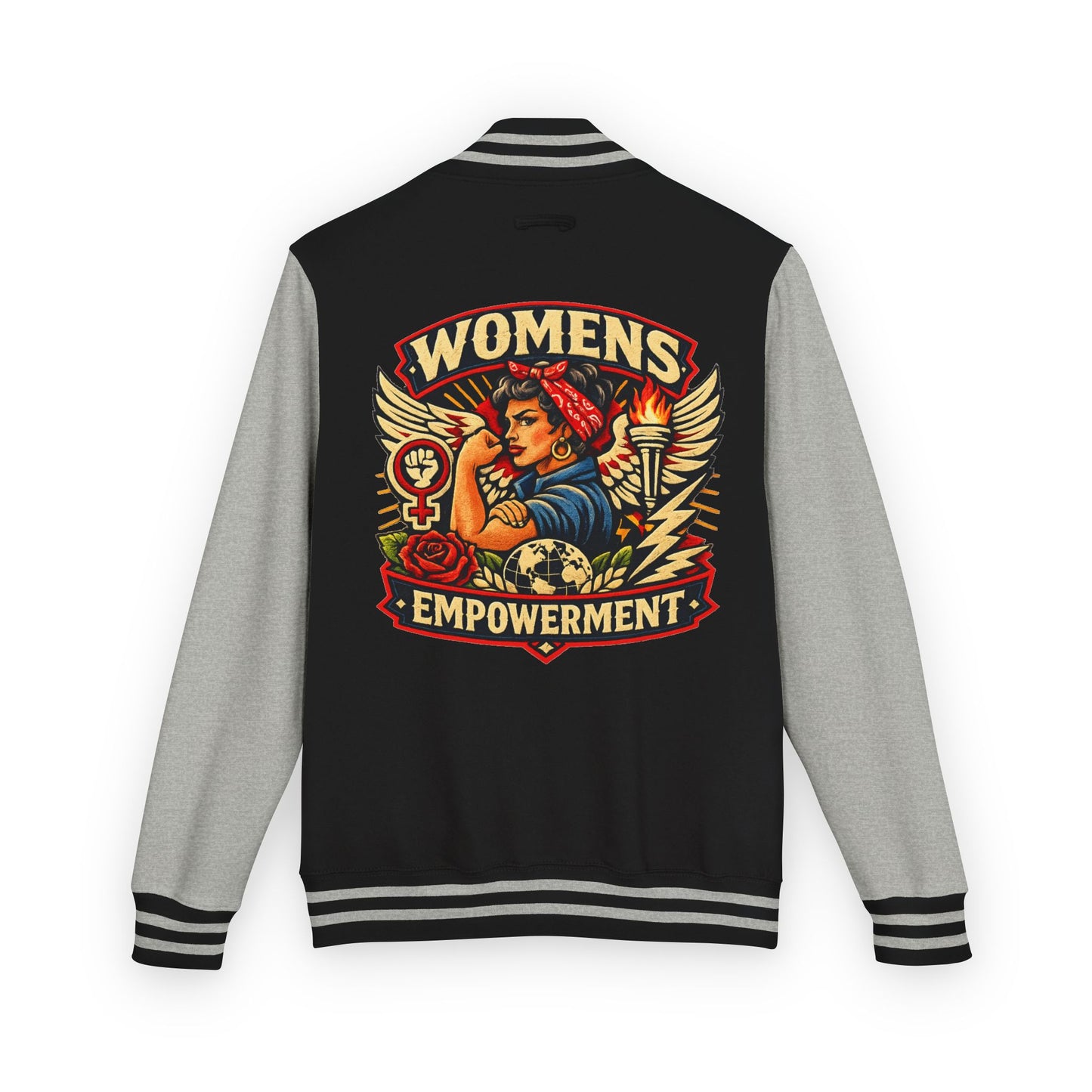 GSA BY JR Women Empowerment Letterman Jacket