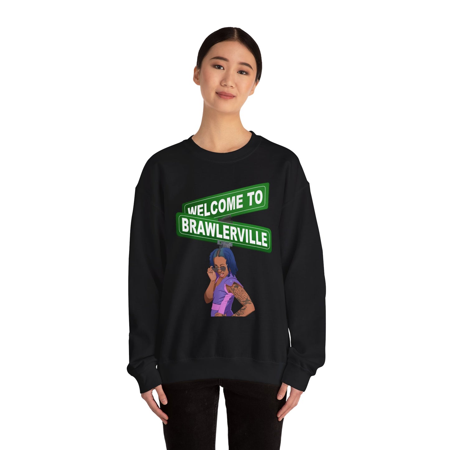 Britany Kay ' Welcome To Brawlerville Sweatshirt