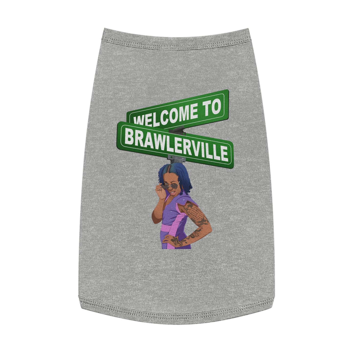Brawlerville Pet Tank Tops