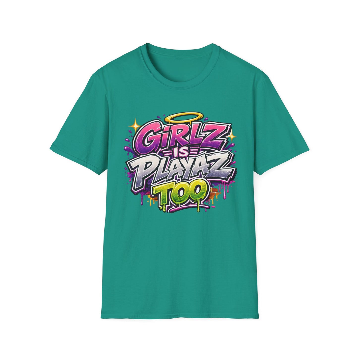 Girlz Is Playaz Too ' Softstyle Tee