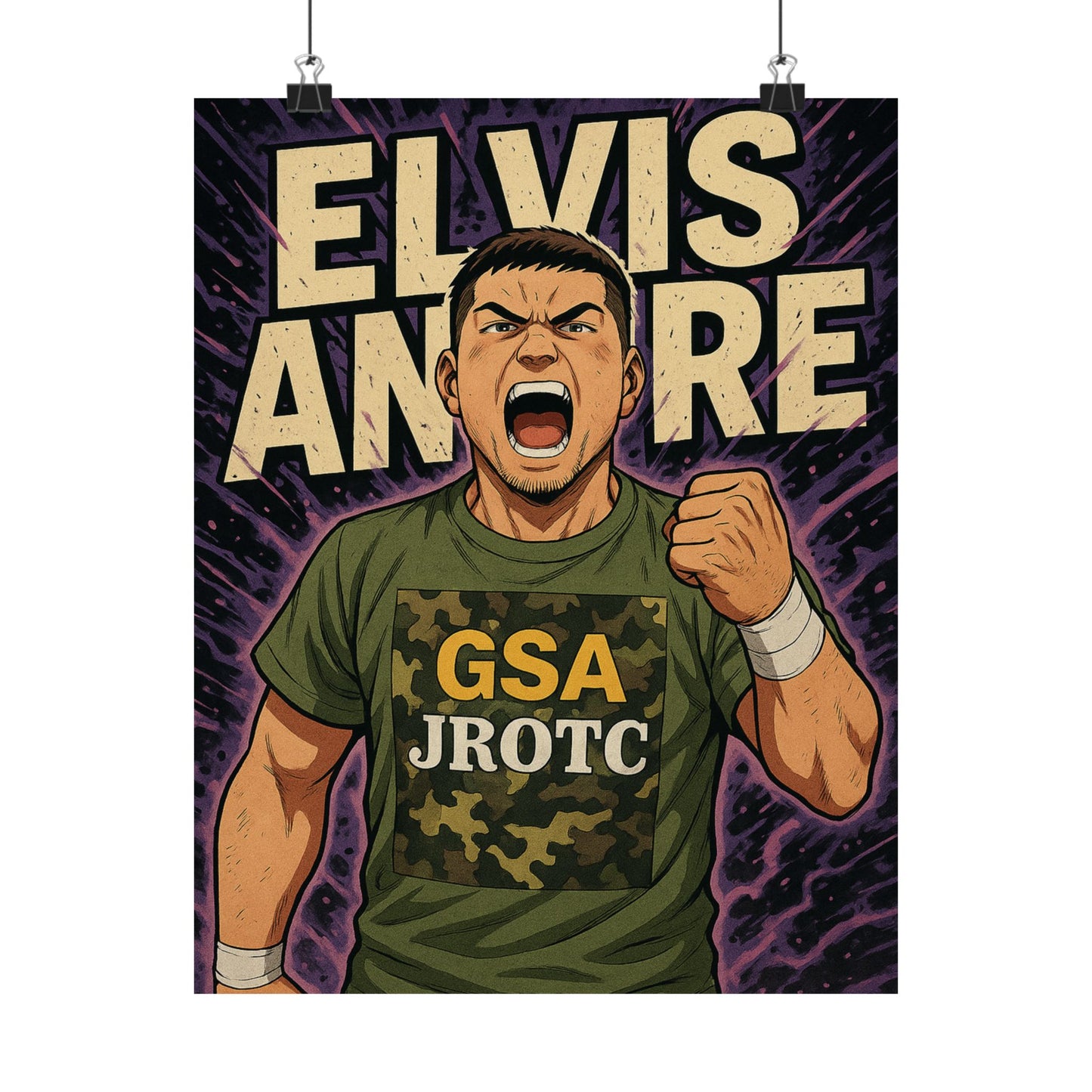 THE JROTC ANIME POSTER: ELVIS ANDRE