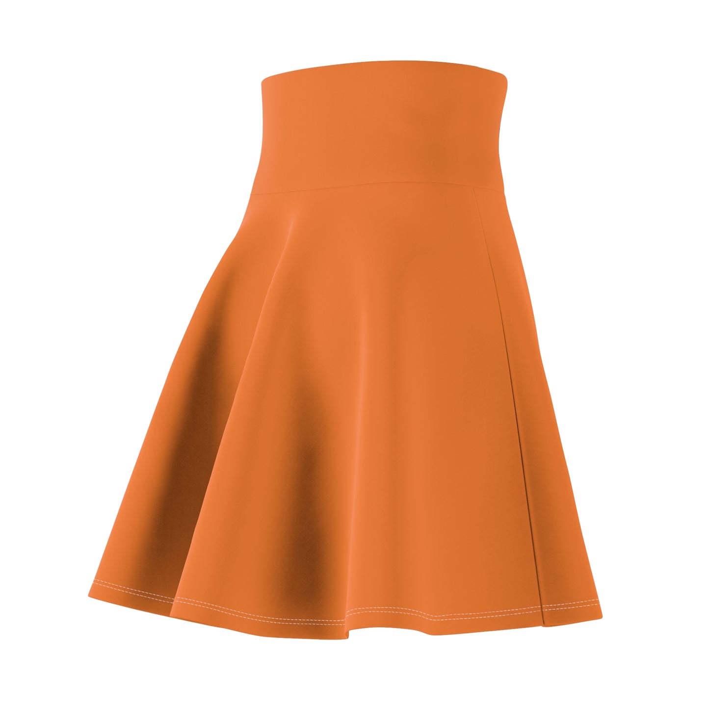 Orange Skater Skirt