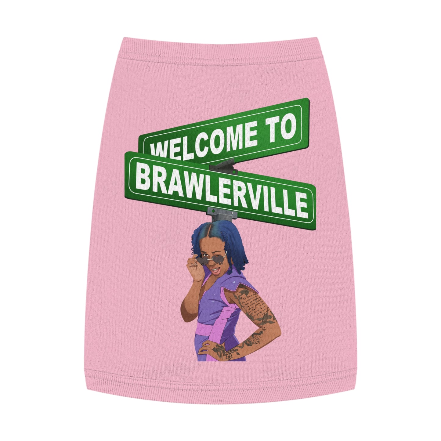 Britany Kay "Welcome to Brawlerville" Pet T-shirts