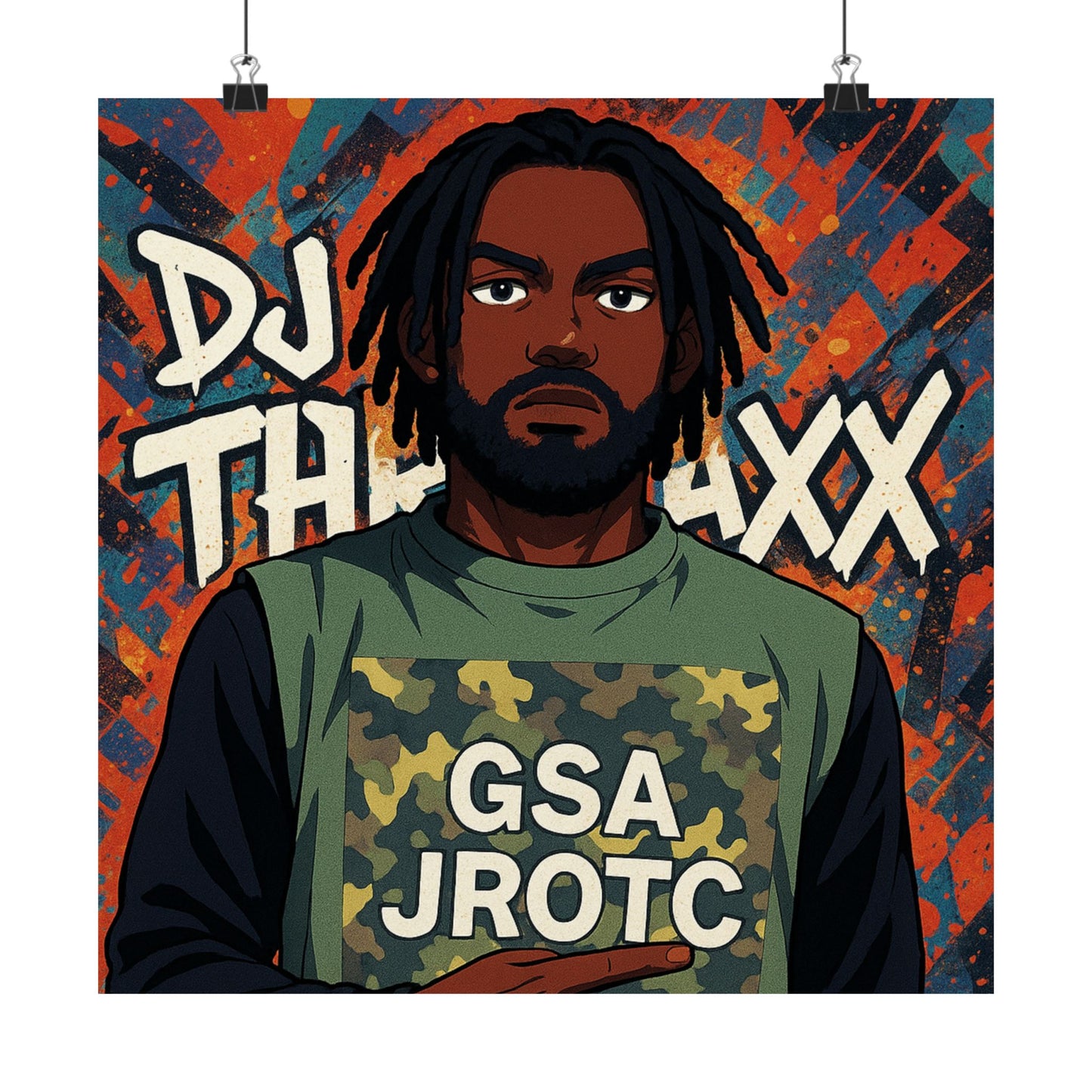 THE JROTC ANIME POSTER: DJ THRAXX