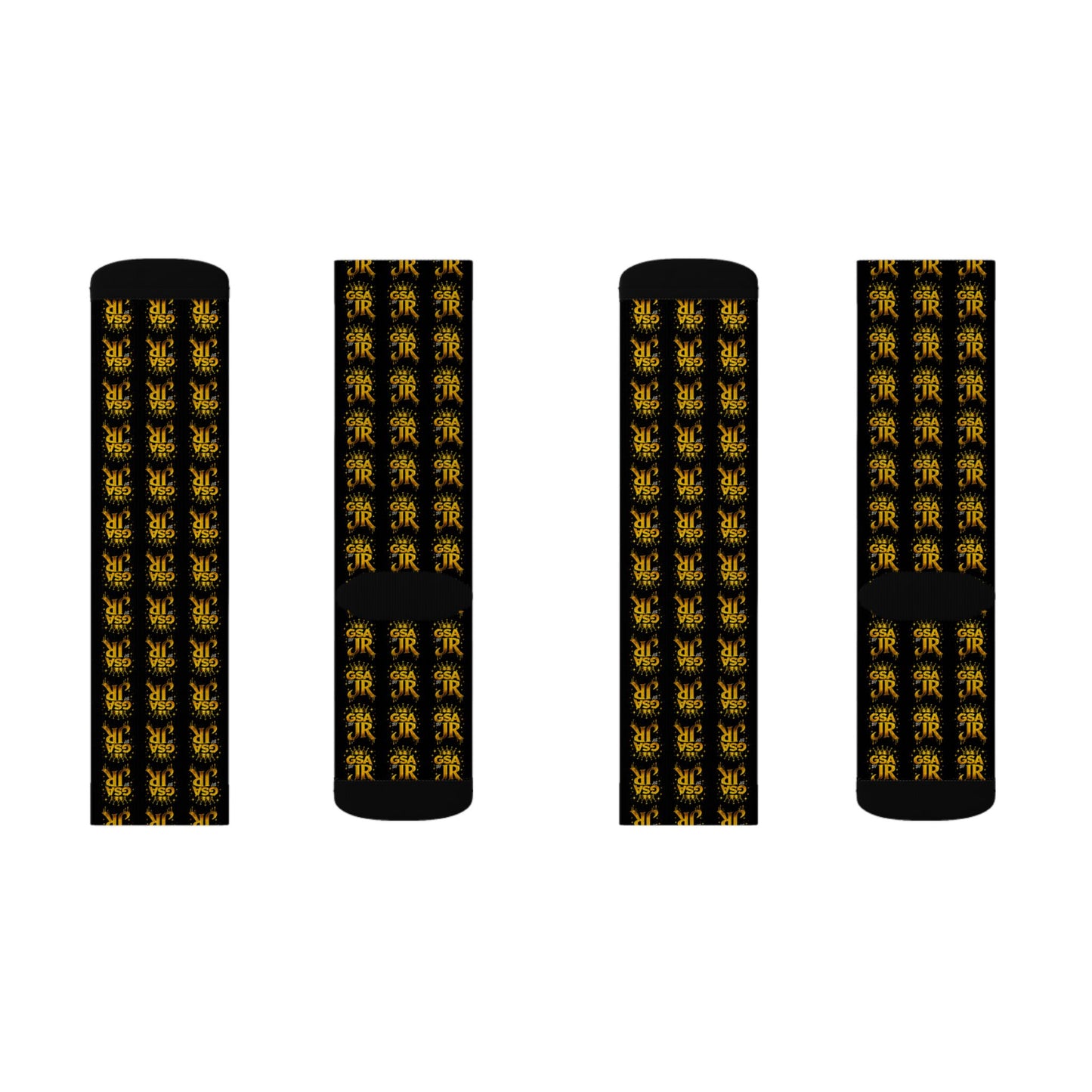 Gold Crew Socks