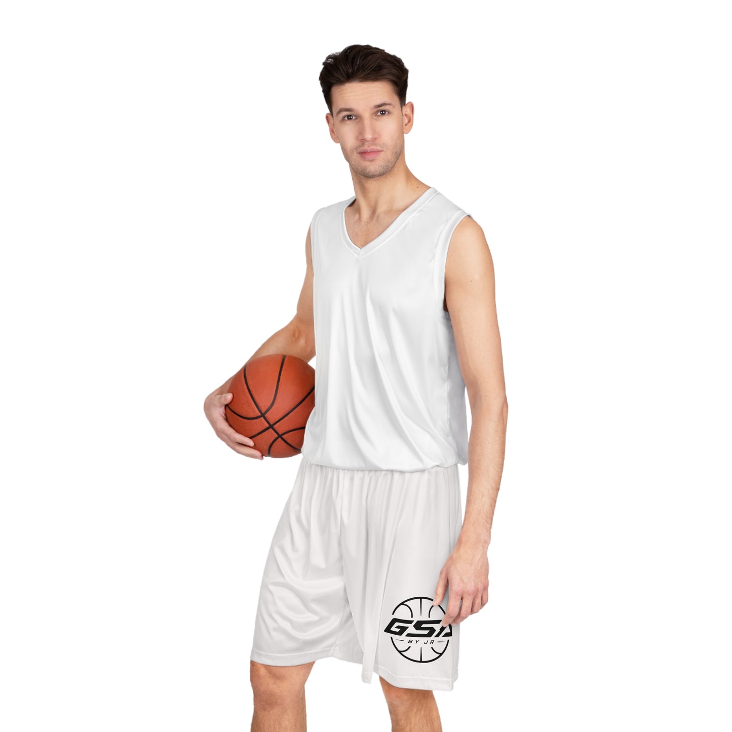 GSA BY JR Basketball Shorts - White
