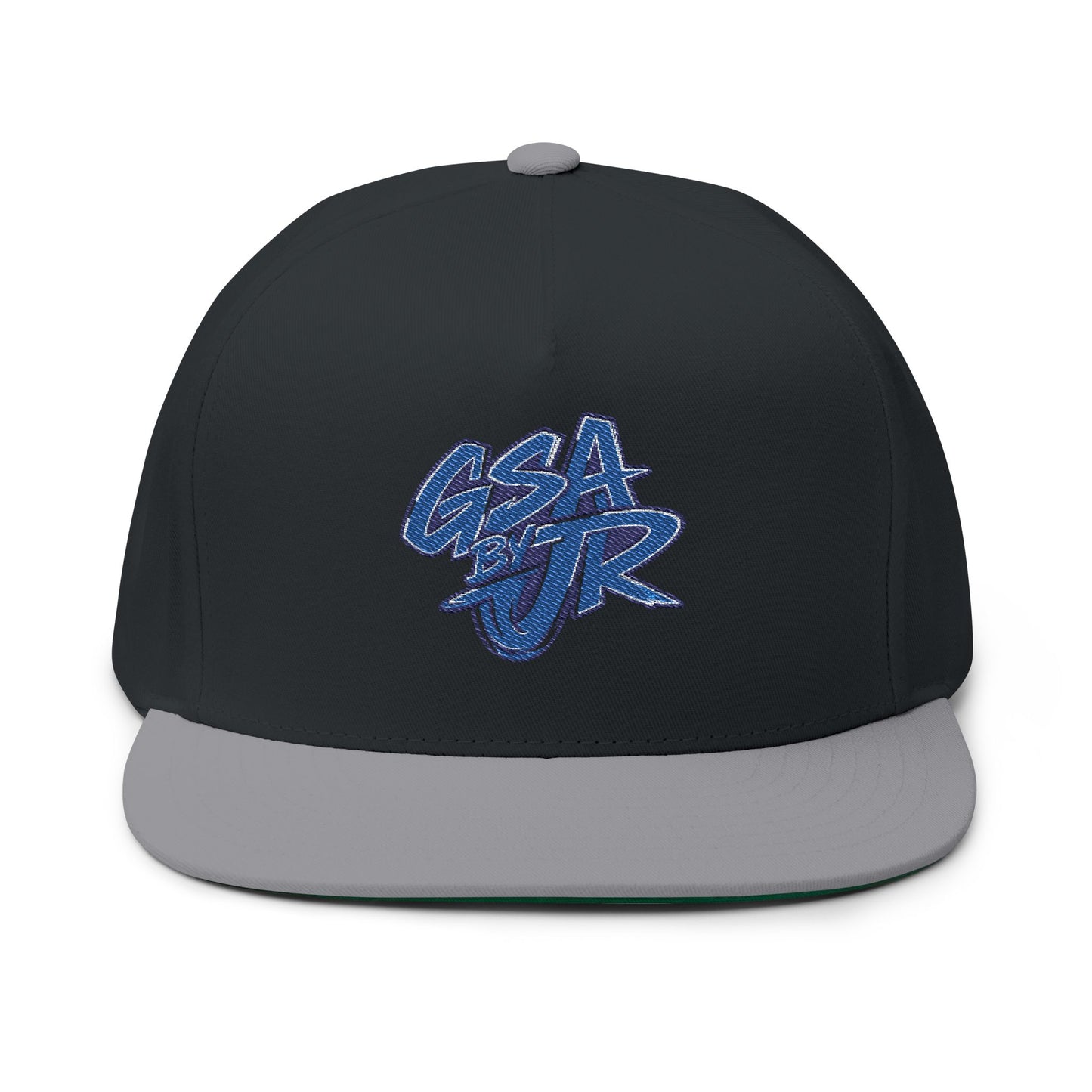 Blue Graffiti Flat Bill Cap