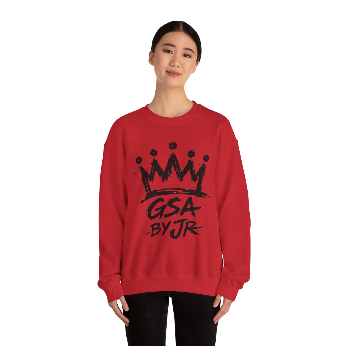Black Crown' Crewneck Sweatshirt