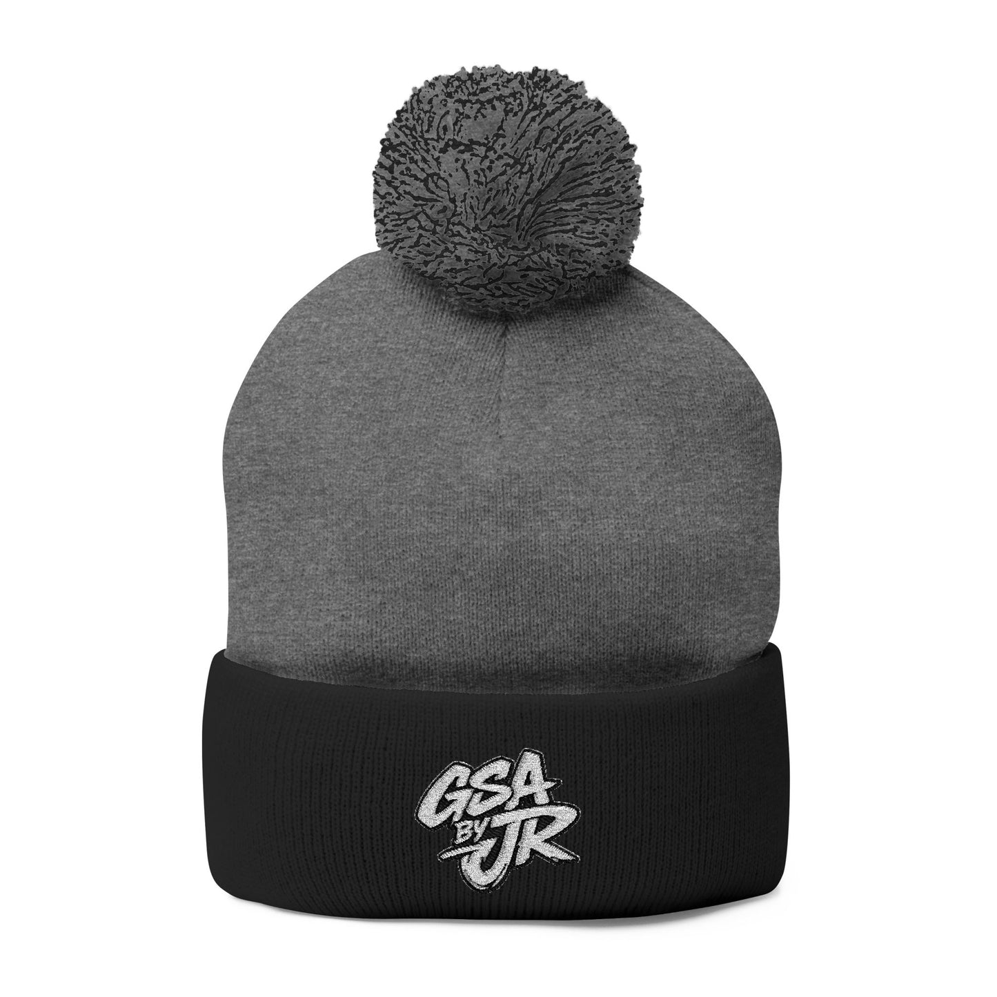 GSA BY JR Embroidered Pom-Pom Beanie