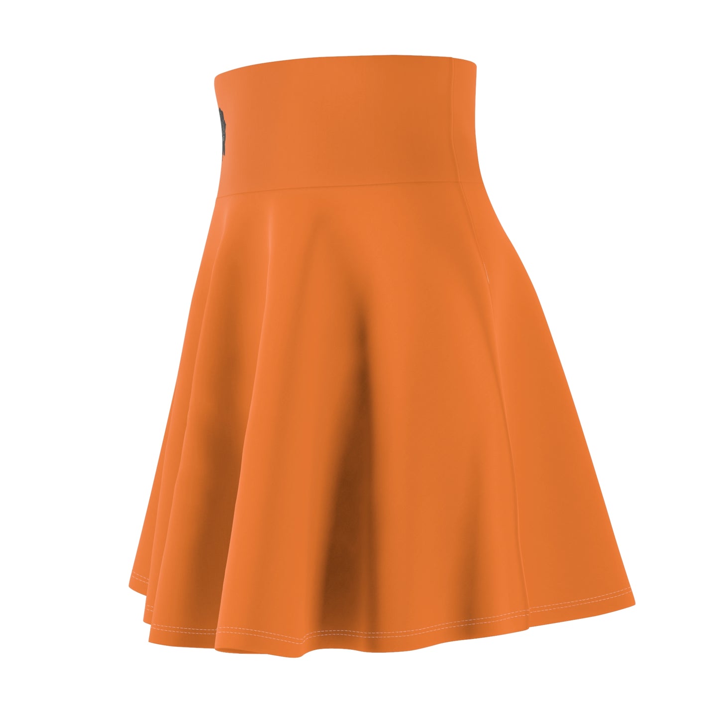 Orange Skater Skirt