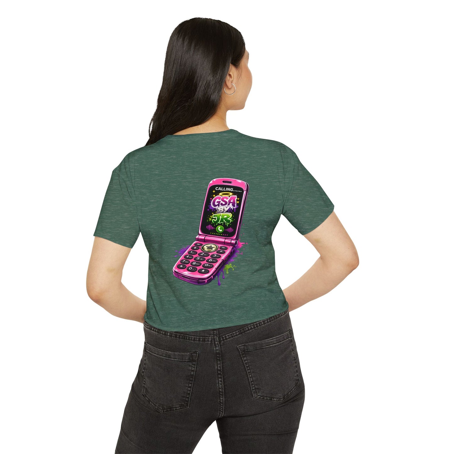 Girlz Is Playaz Too ' Cropped Tee