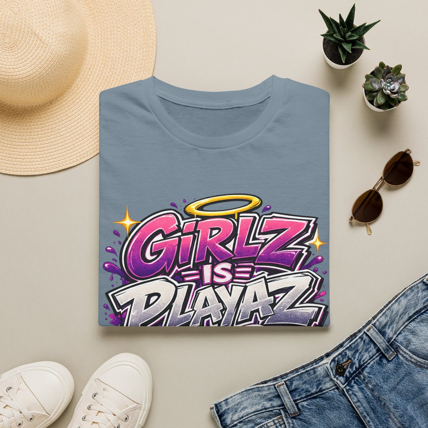 Girlz Is Playaz Too ' Softstyle Tee