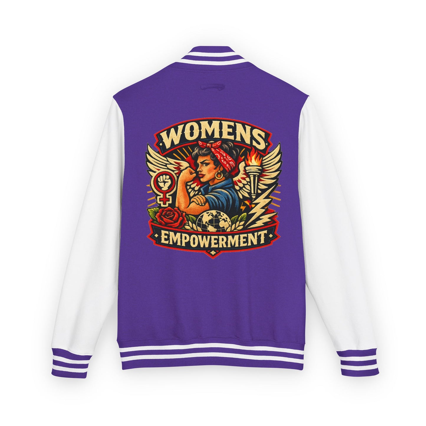 GSA BY JR Women Empowerment Letterman Jacket