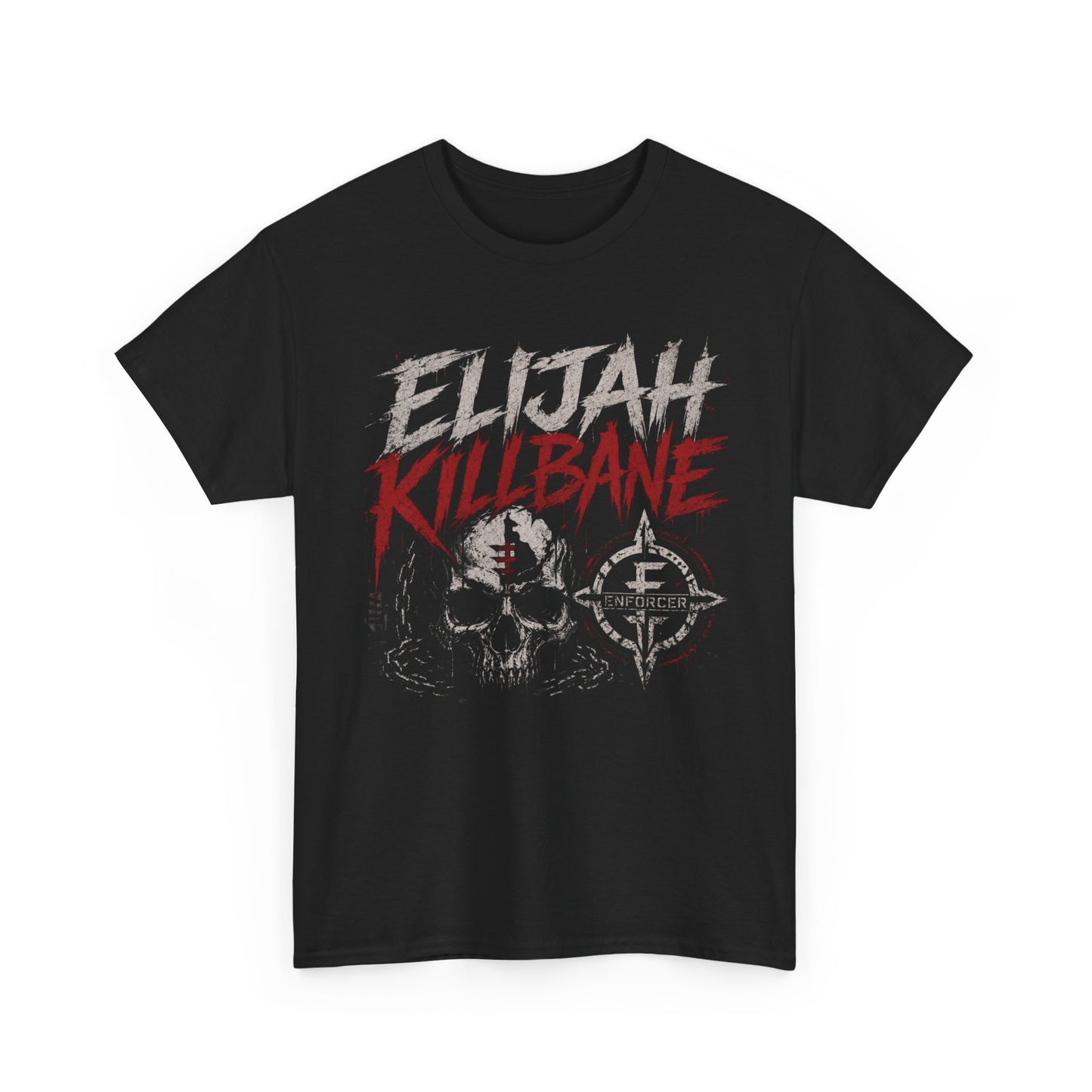 ELIJAH KILLBANE Skull Band " Enforcer " Tee