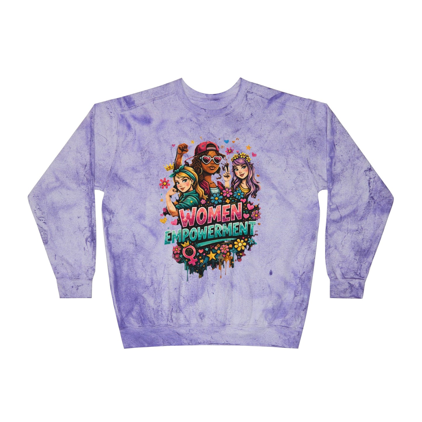 GSA BY JR Women Empowerment Colorblast Sweatshirt