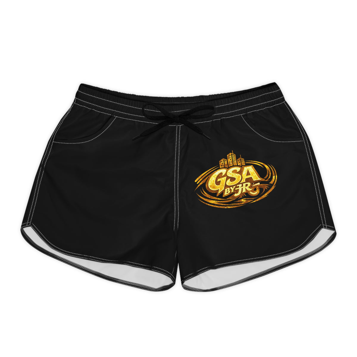 Gold Casual Shorts