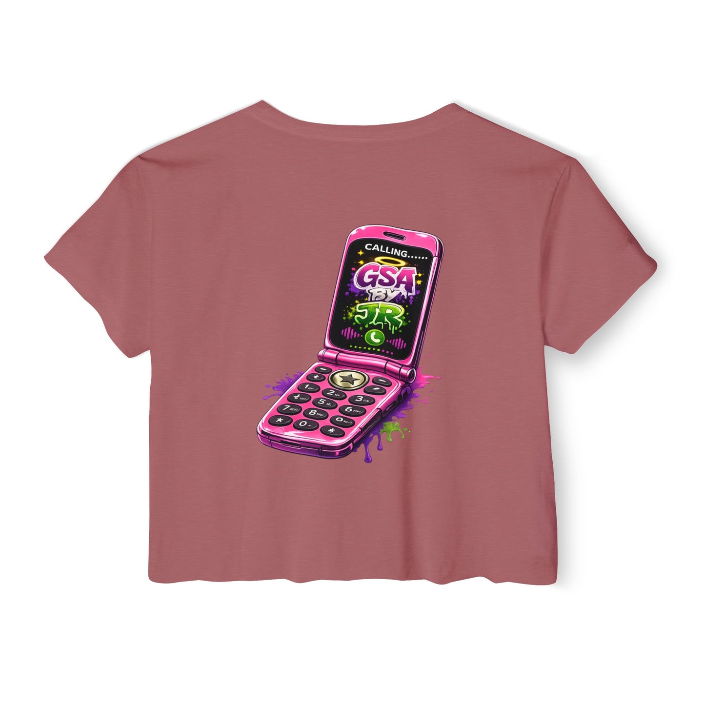 Girlz Is Playaz Too ' Cropped Tee