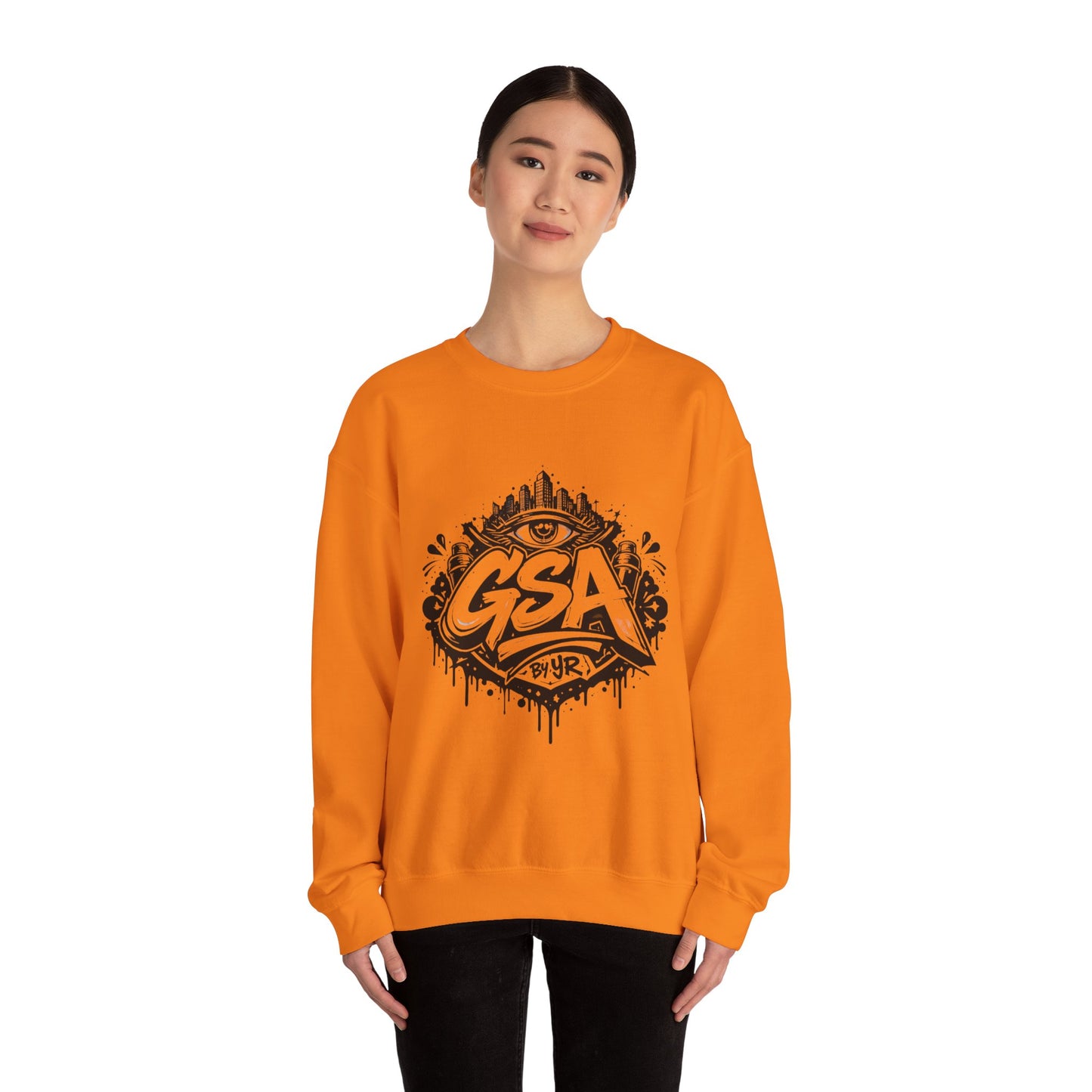 GSA BY JR Graffiti Eye Streetwear Crewneck