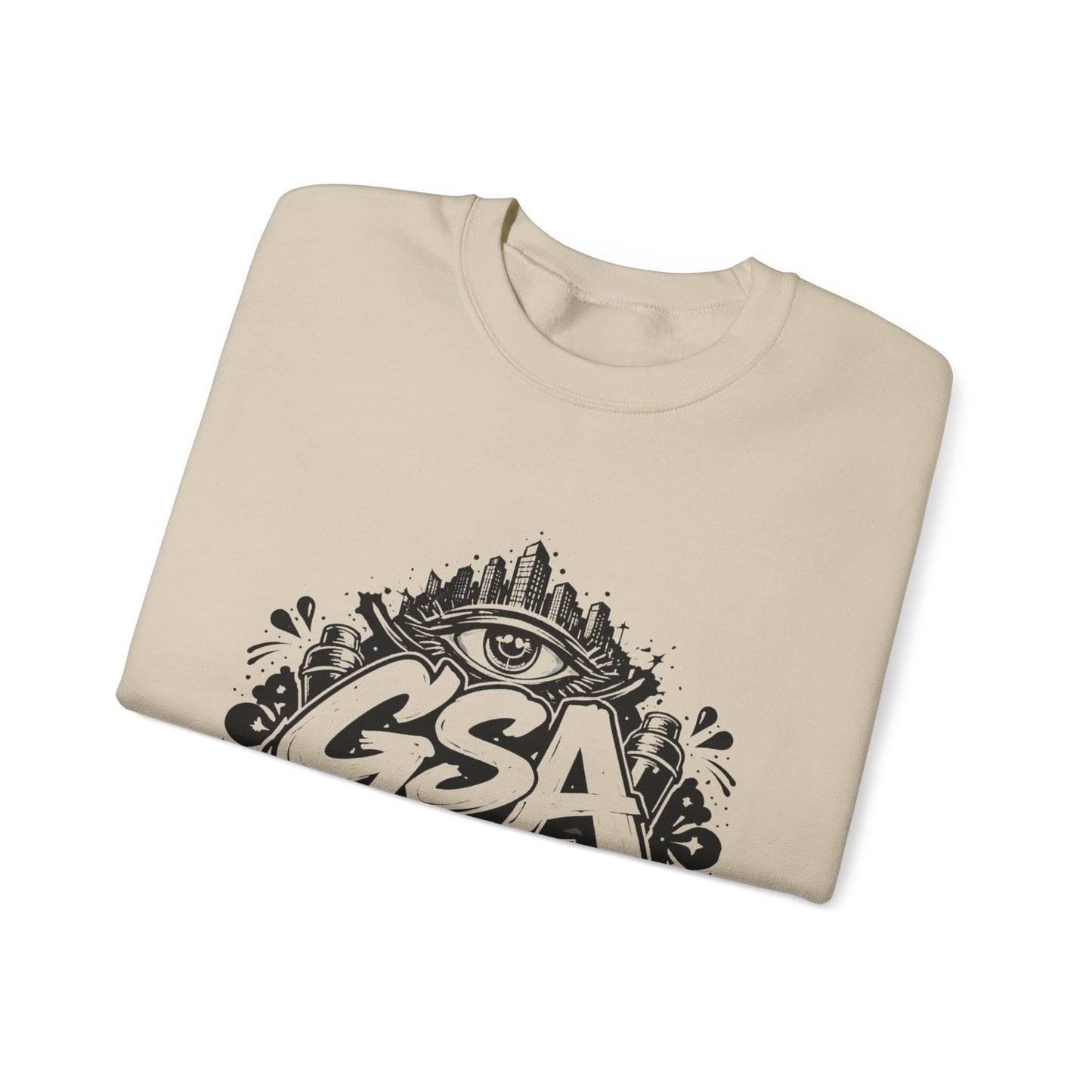 GSA BY JR Graffiti Eye Streetwear Crewneck
