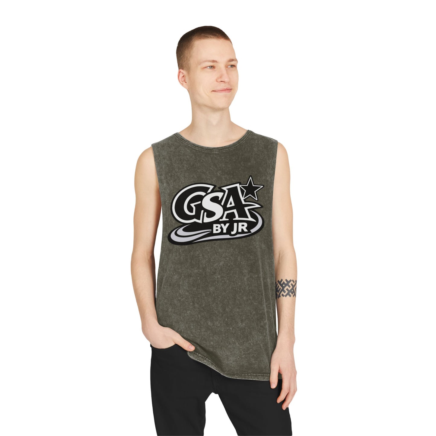 Stonewash Muscle Tank