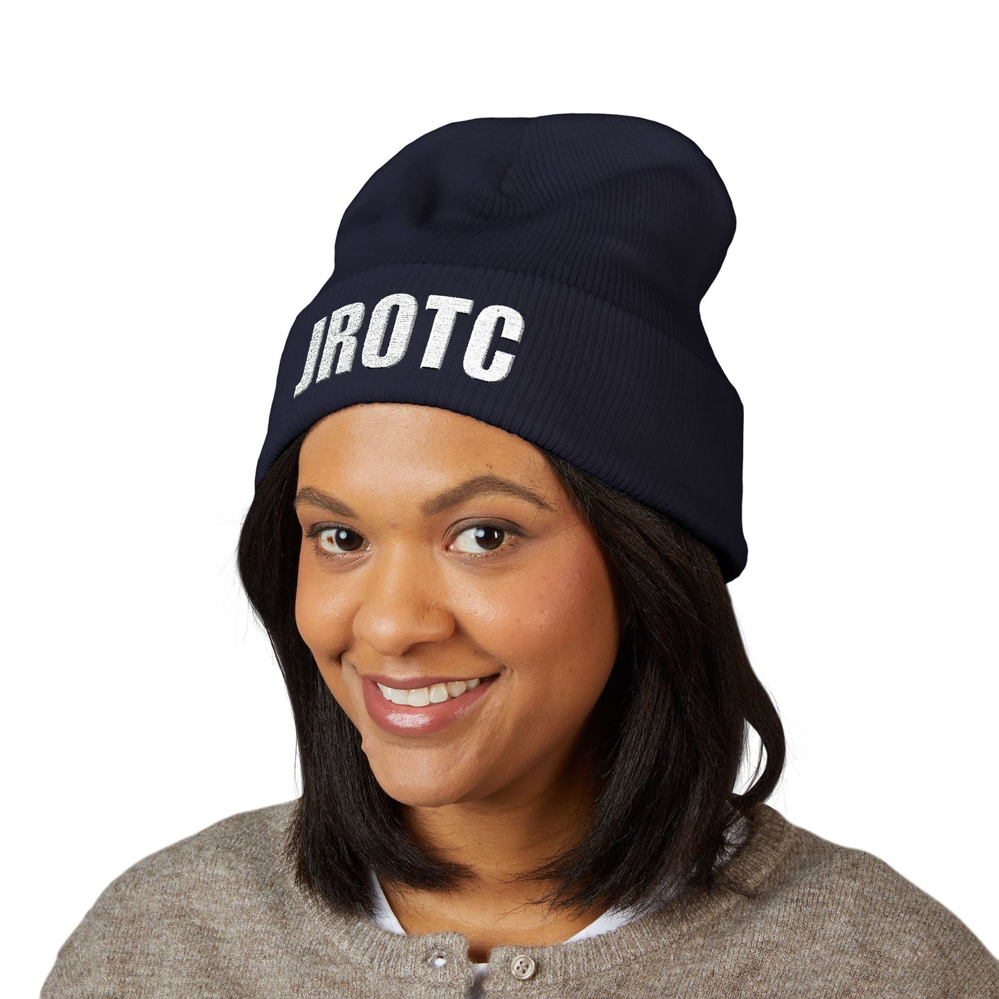 THE JROTC Signature Beanie ( Embroidered )