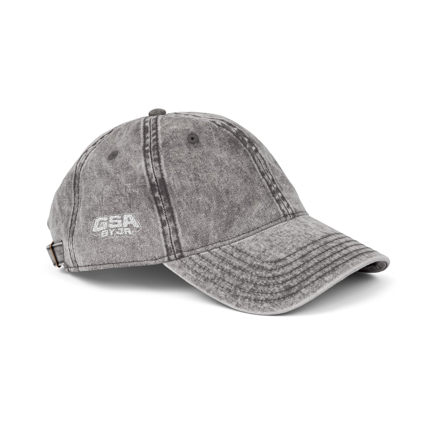 Vintage Embroidered Caps ( White GSA )