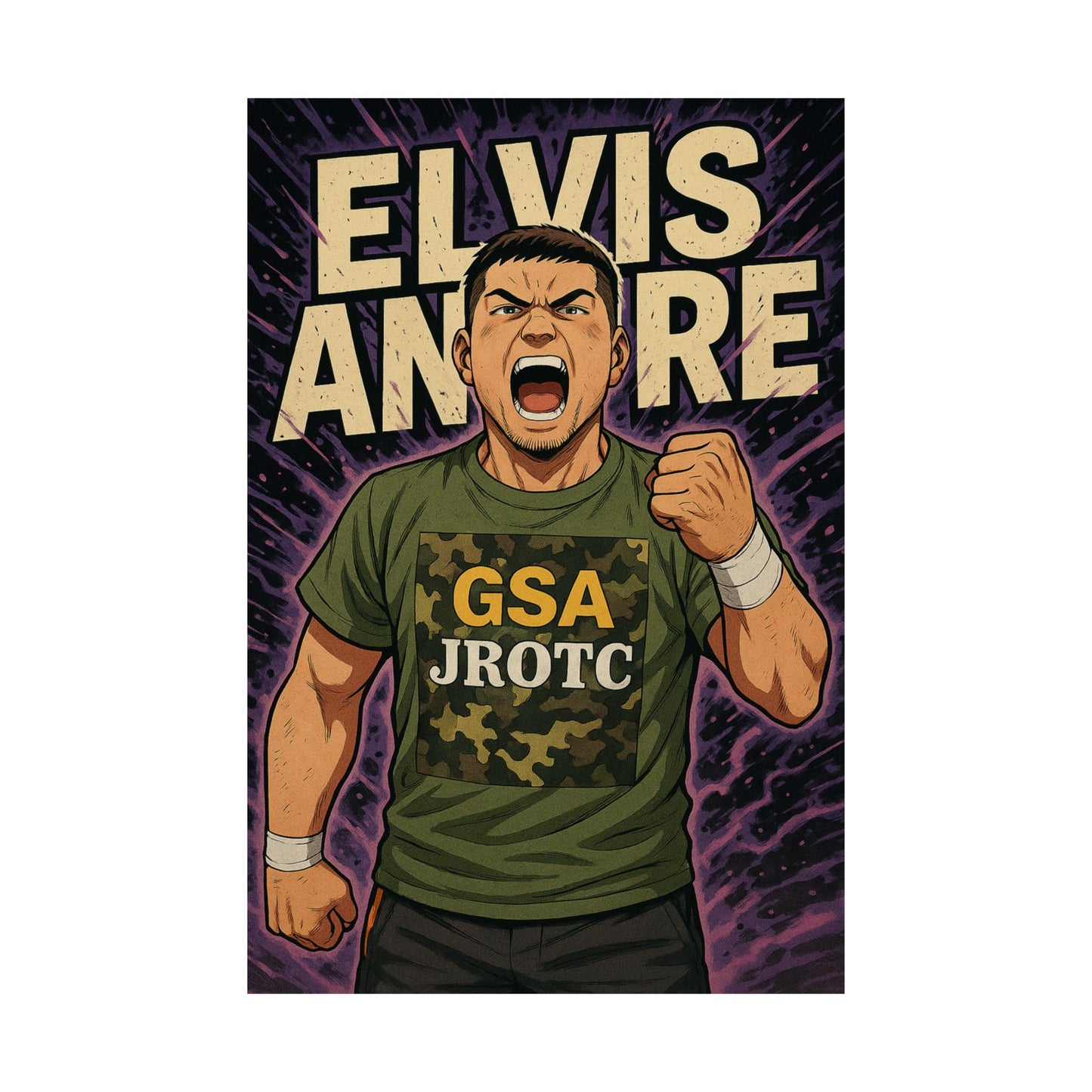 THE JROTC ANIME POSTER: ELVIS ANDRE