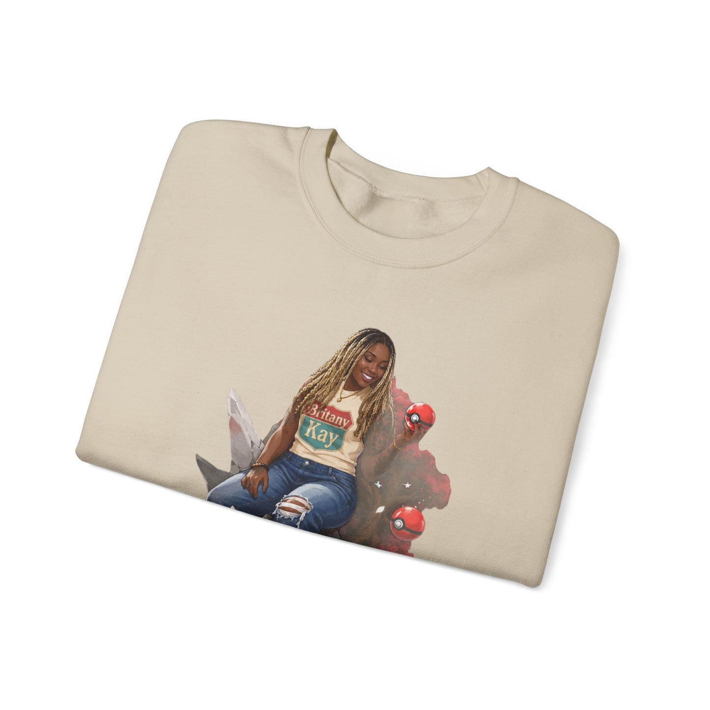 BRITANY KAY Battle Graphic Sweatshirt