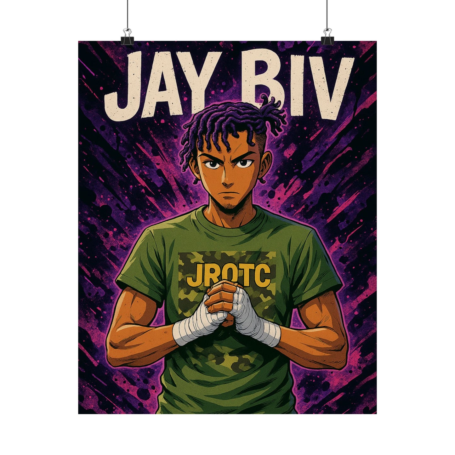 THE JROTC ANIME POSTER: JAY BIV