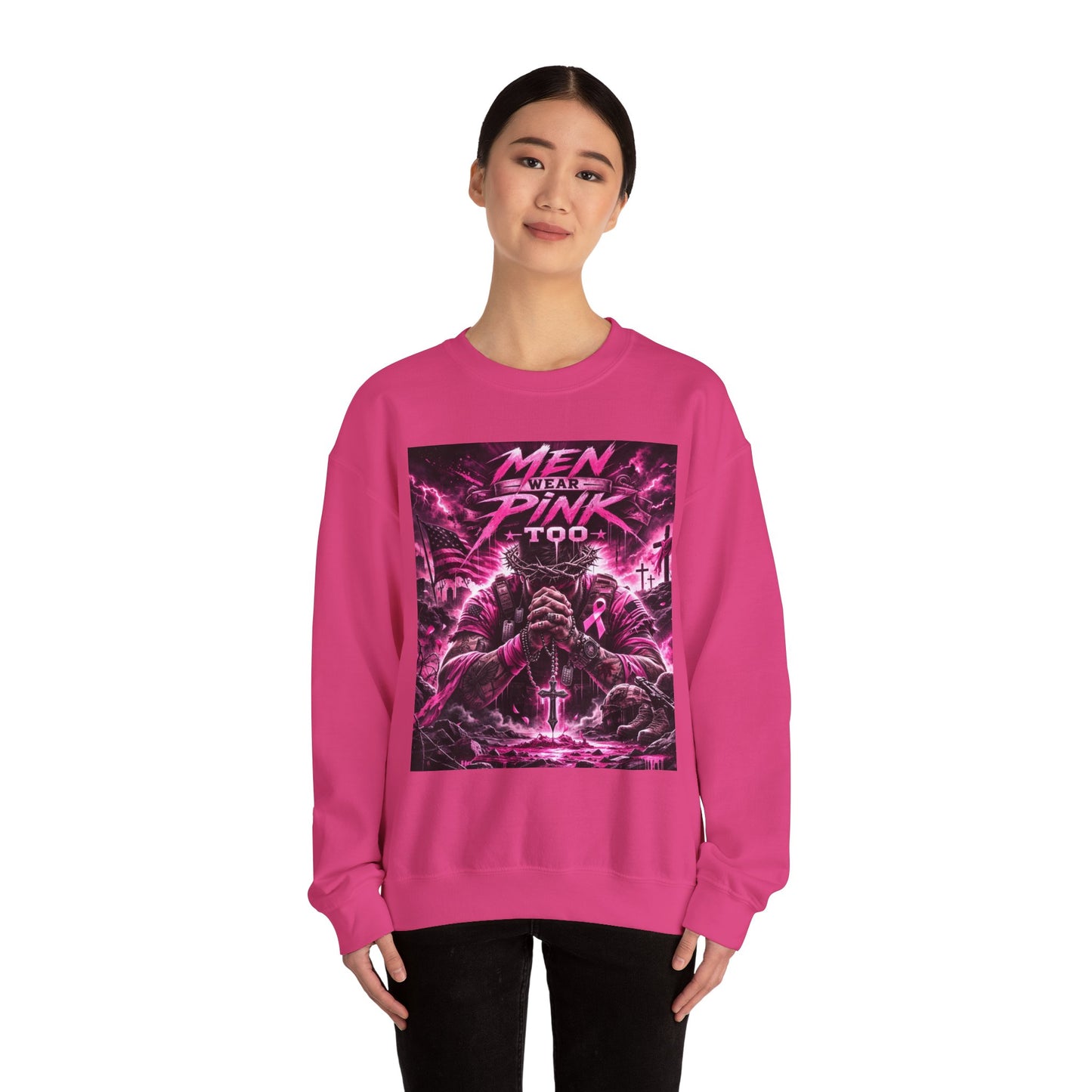 GSA BY JR ' Men Wear Pink Too Sweatshirt