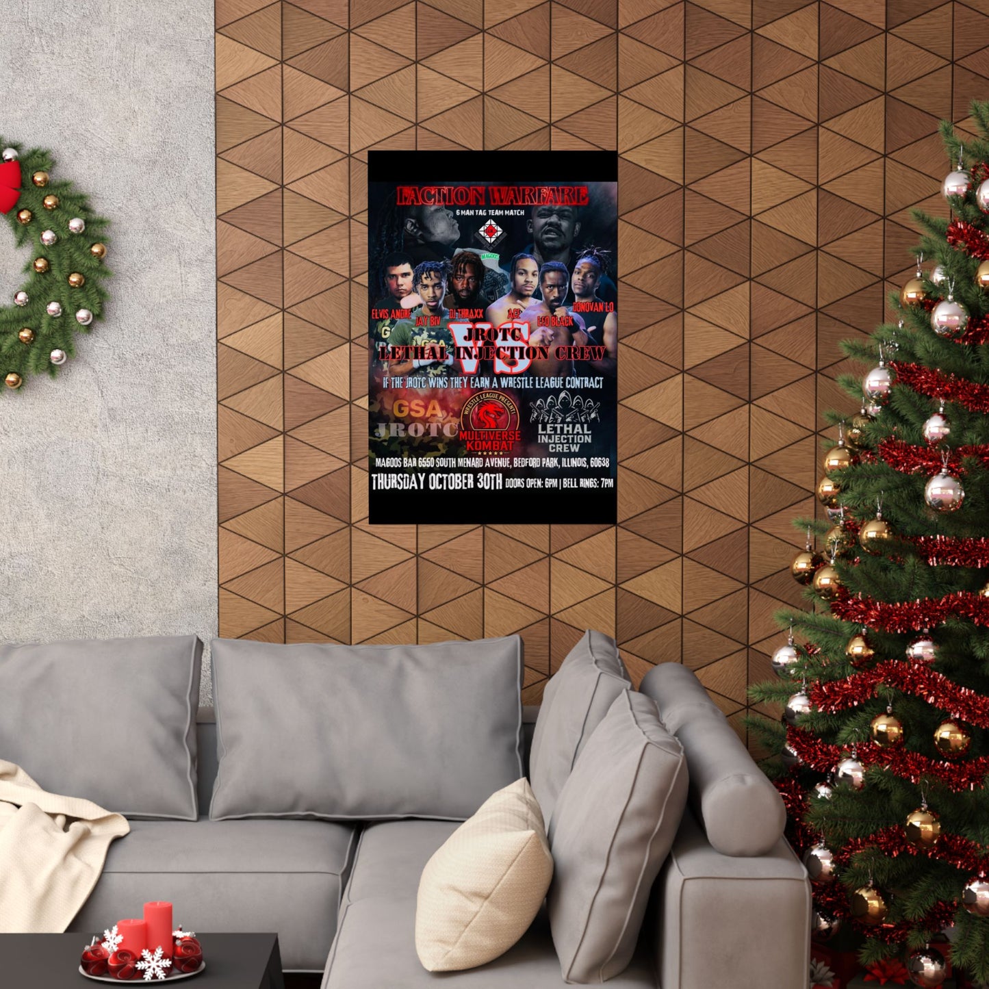 THE JROTC VS LIC POSTER ( Multiverse Kombat ) - Version 2