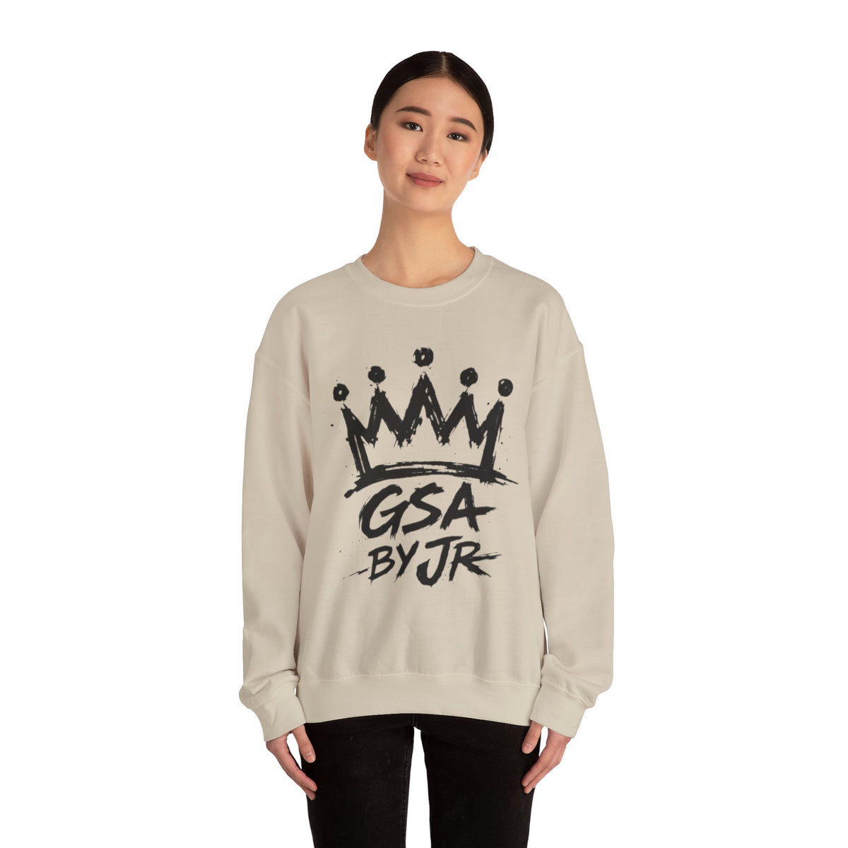 Black Crown' Crewneck Sweatshirt