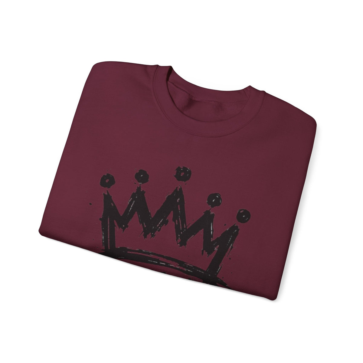 Black Crown' Crewneck Sweatshirt