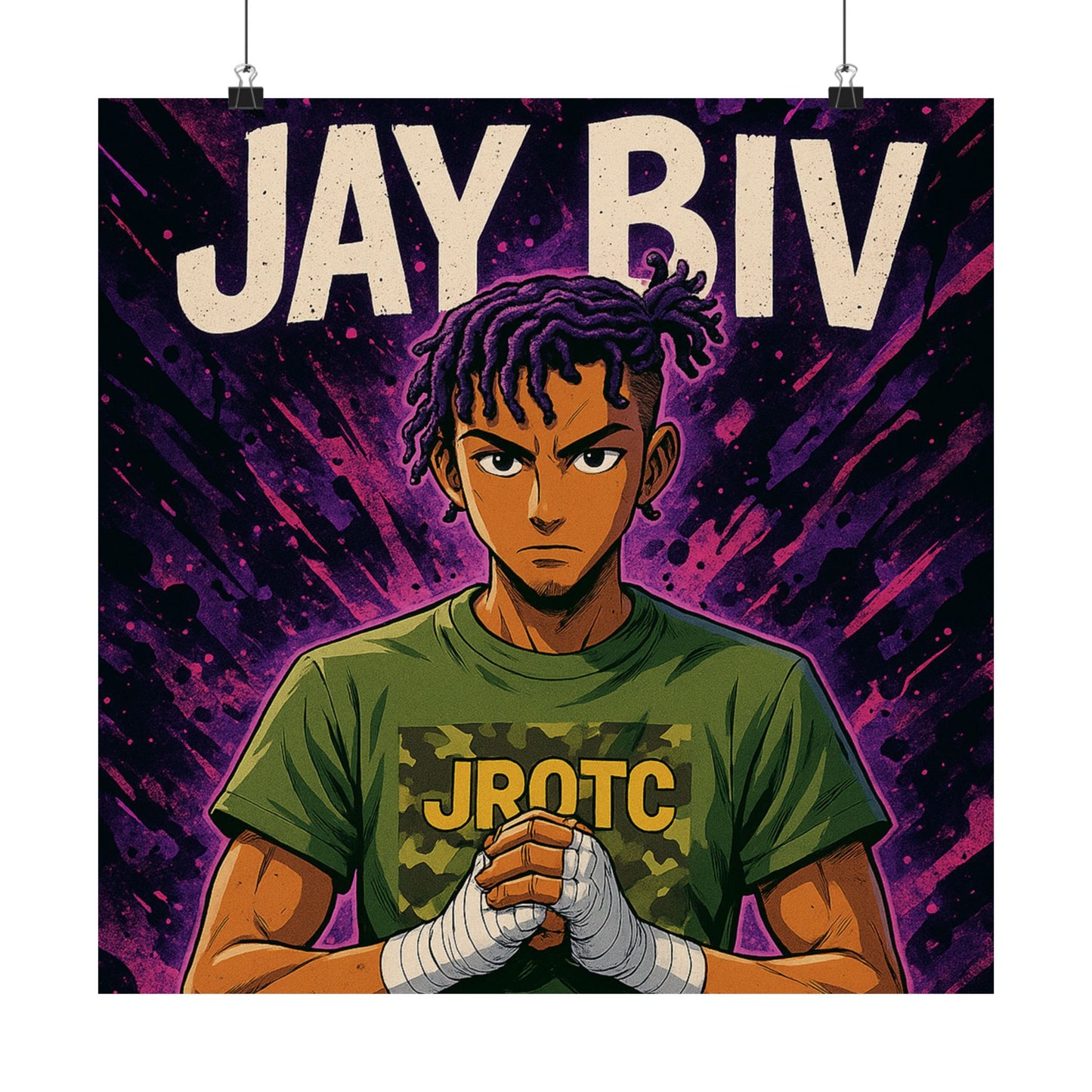 THE JROTC ANIME POSTER: JAY BIV