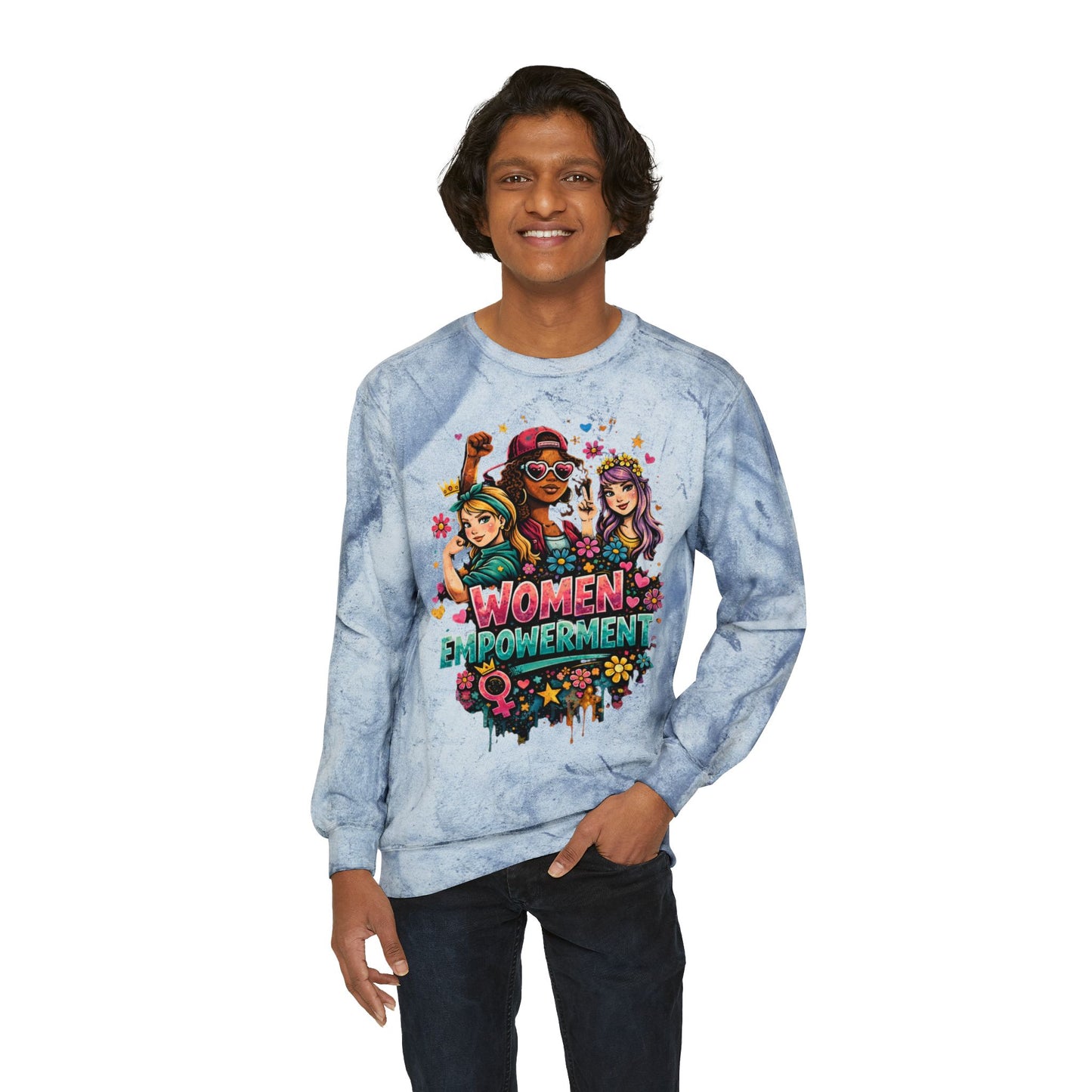 GSA BY JR Women Empowerment Colorblast Sweatshirt