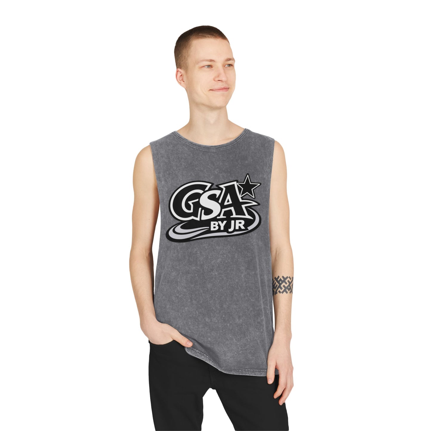 Stonewash Muscle Tank