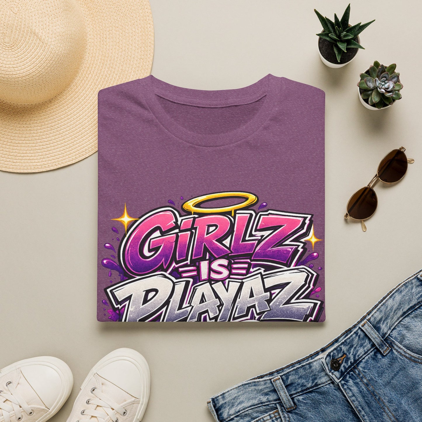Girlz Is Playaz Too ' Softstyle Tee