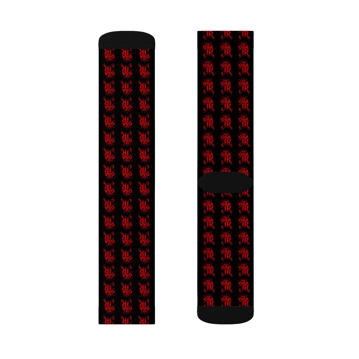 Red Crew Socks