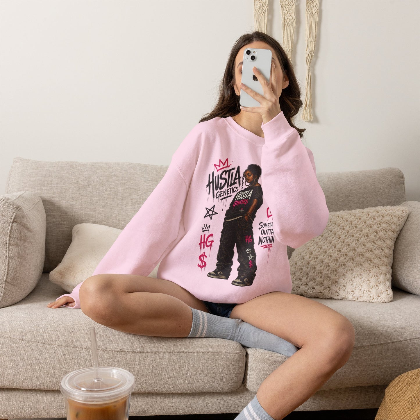 Hustla Genetics " Love to Hustle " Sweatshirt