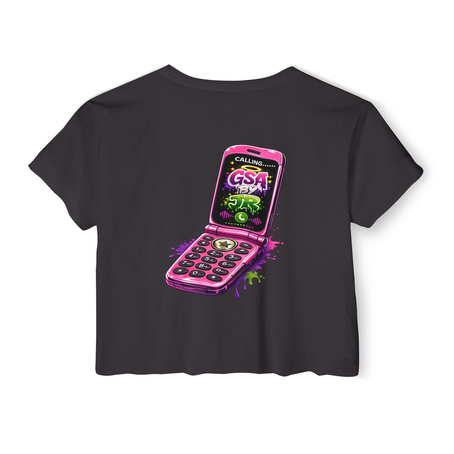 Girlz Is Playaz Too ' Cropped Tee