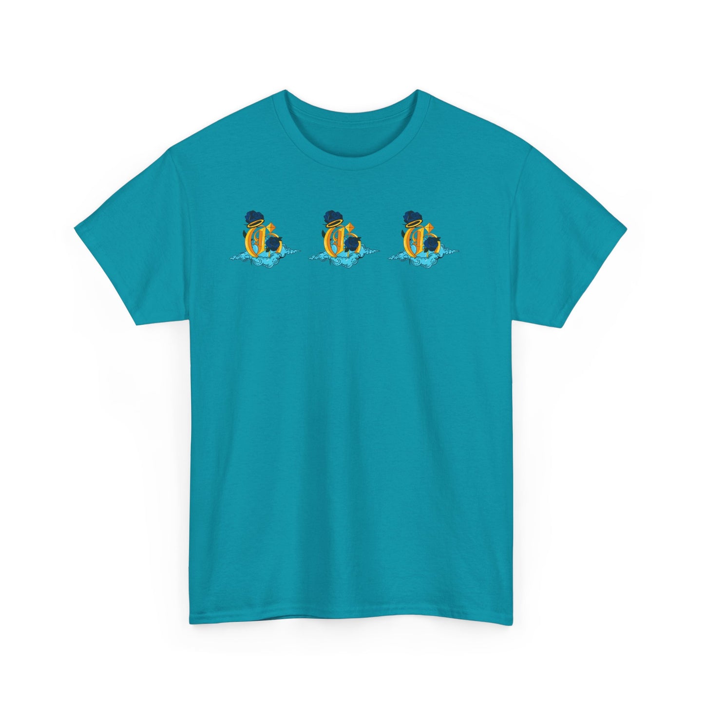 Godly Tee ( Blue/ Yellow )