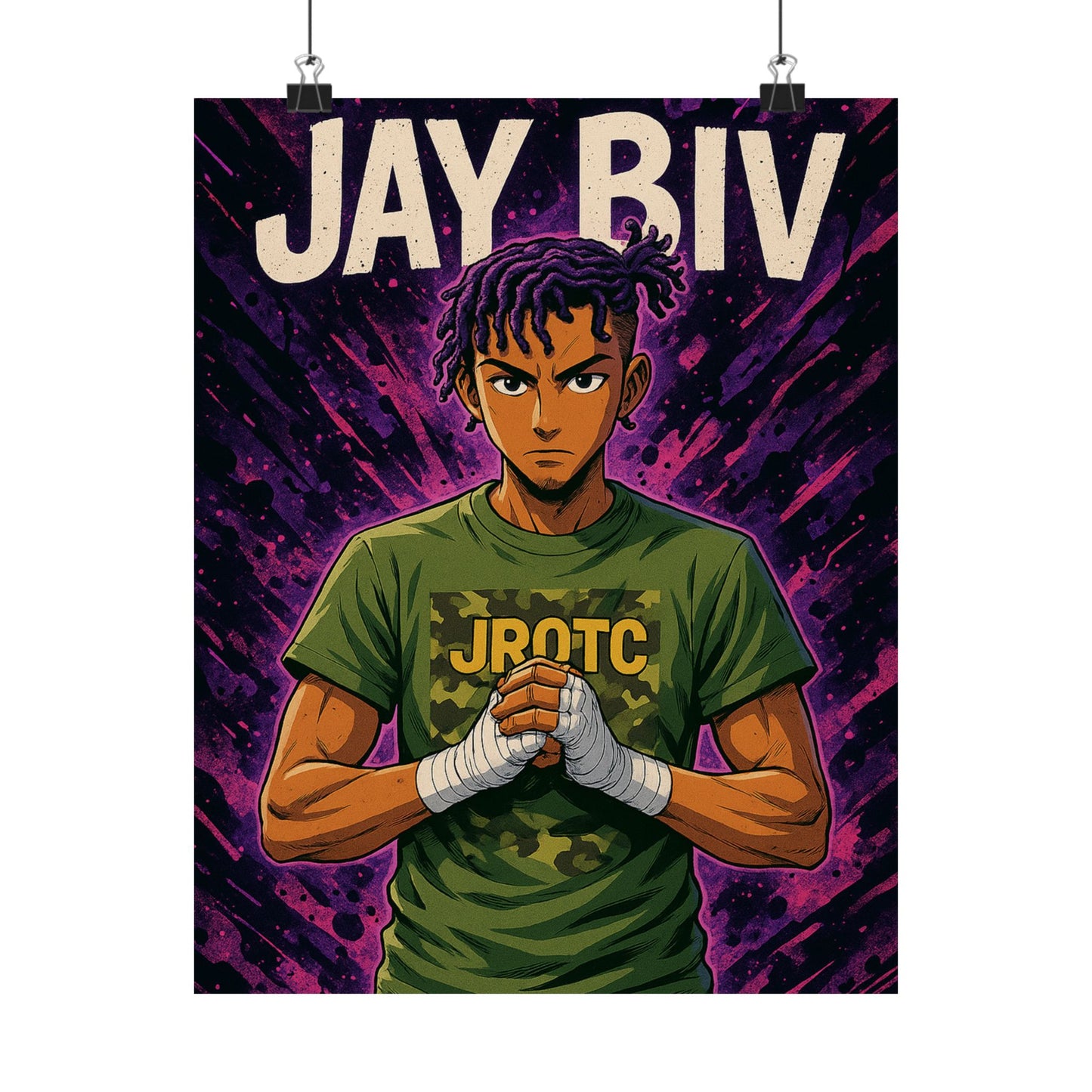 THE JROTC ANIME POSTER: JAY BIV