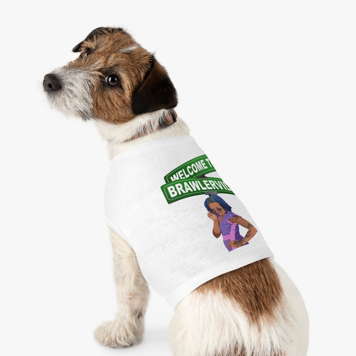 Britany Kay "Welcome to Brawlerville" Pet T-shirts