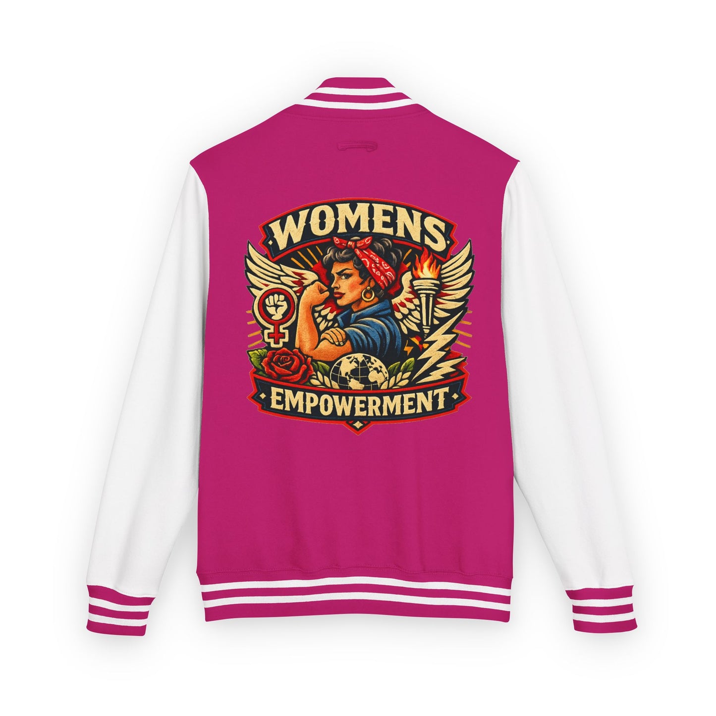 GSA BY JR Women Empowerment Letterman Jacket