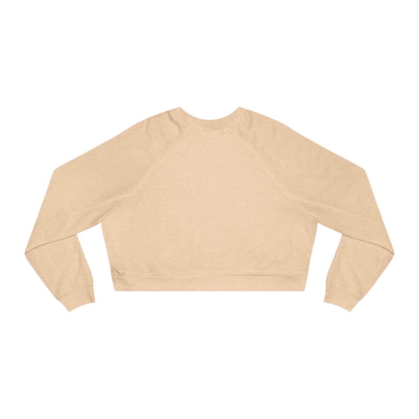 Sandy Gold Cropped Sweatshirt