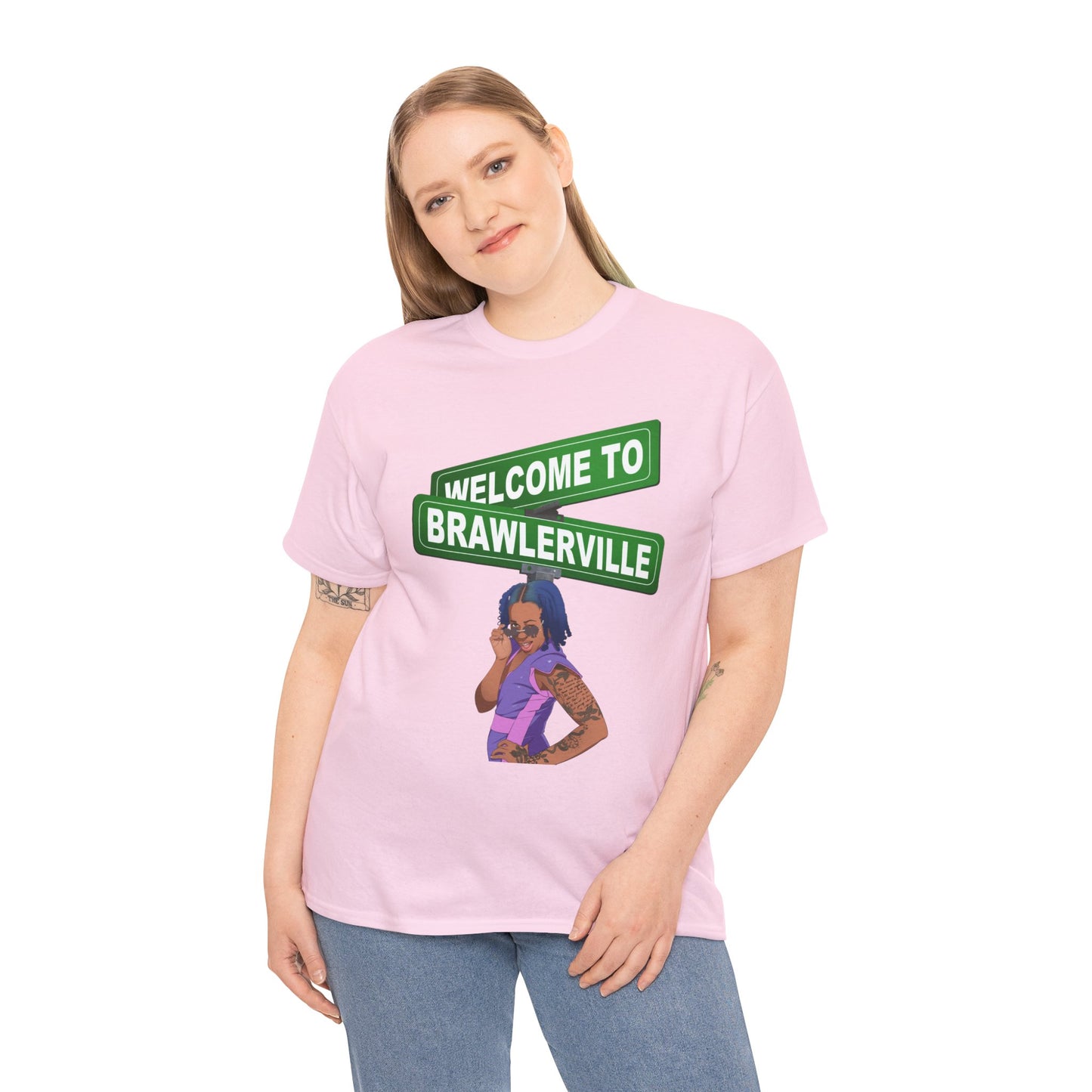 Britany Kay "Welcome to Brawlerville" T-shirt