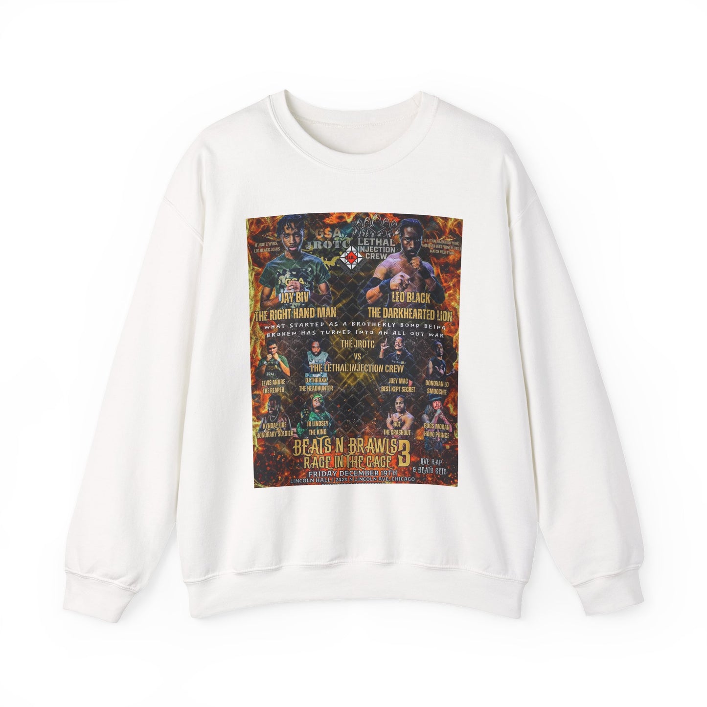 THE JROTC VS THE LIC 2 SWEATSHIRT
