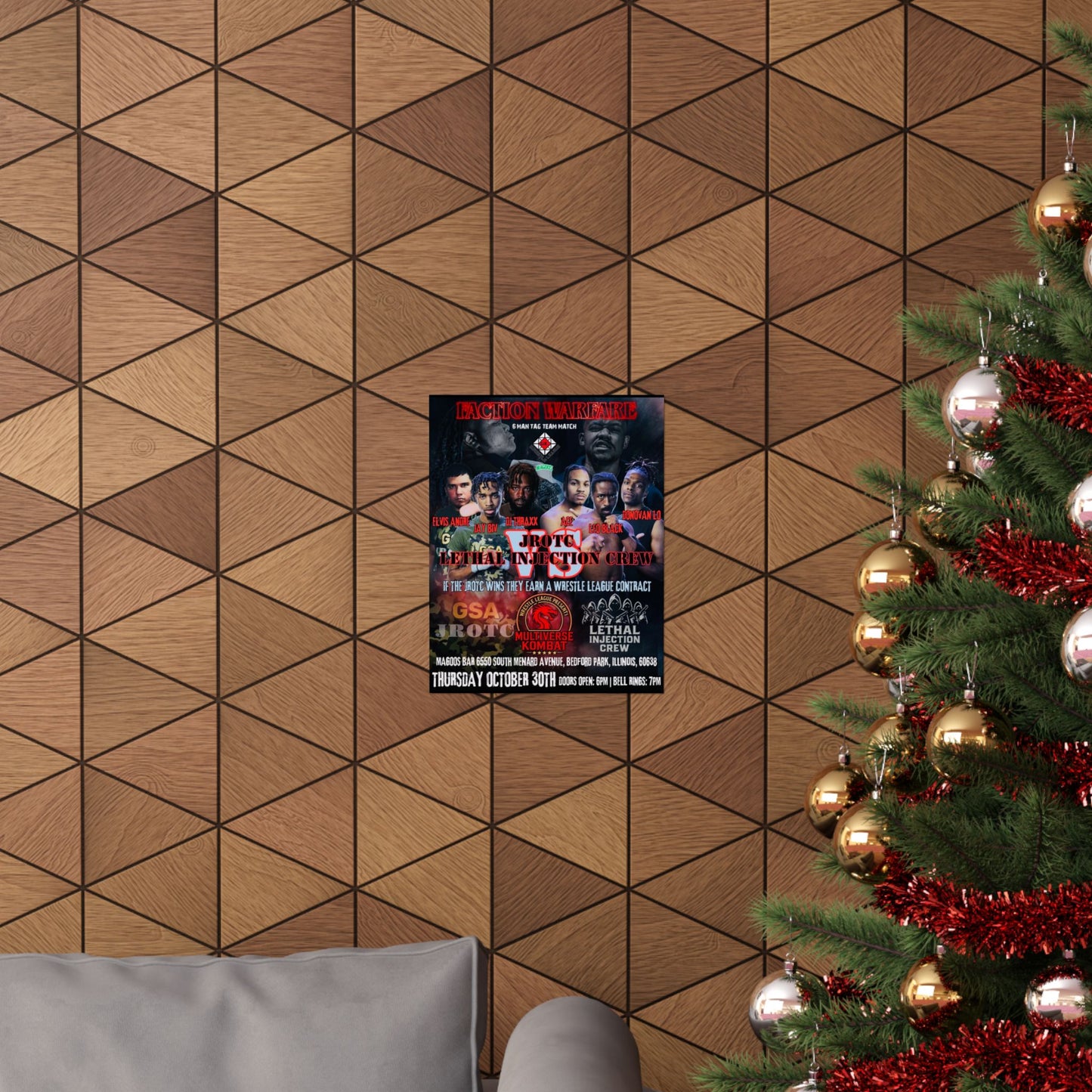 THE JROTC VS LIC POSTER ( Multiverse Kombat ) - Version 2
