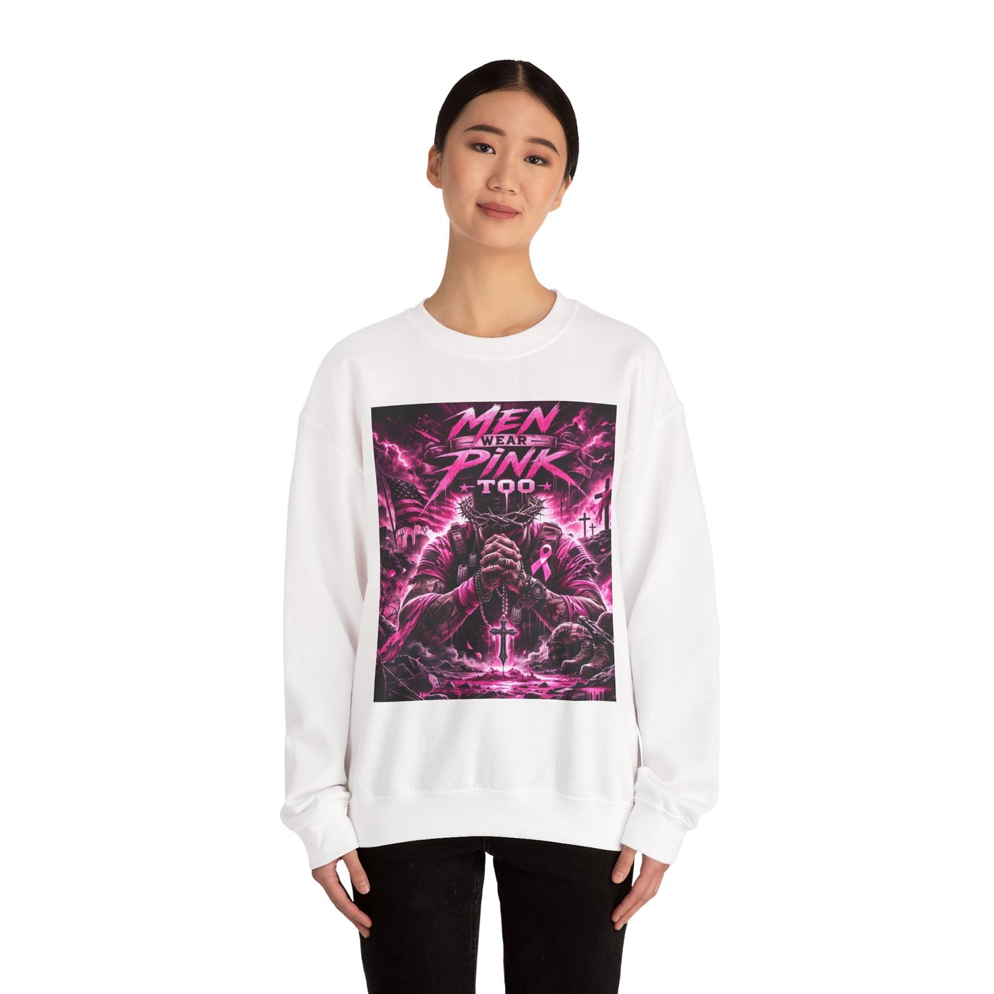 GSA BY JR ' Men Wear Pink Too Sweatshirt